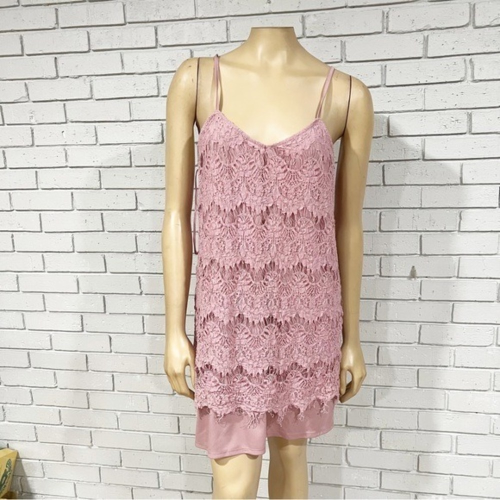 Love Fire Dusty‎ Rose Dress - Size XL